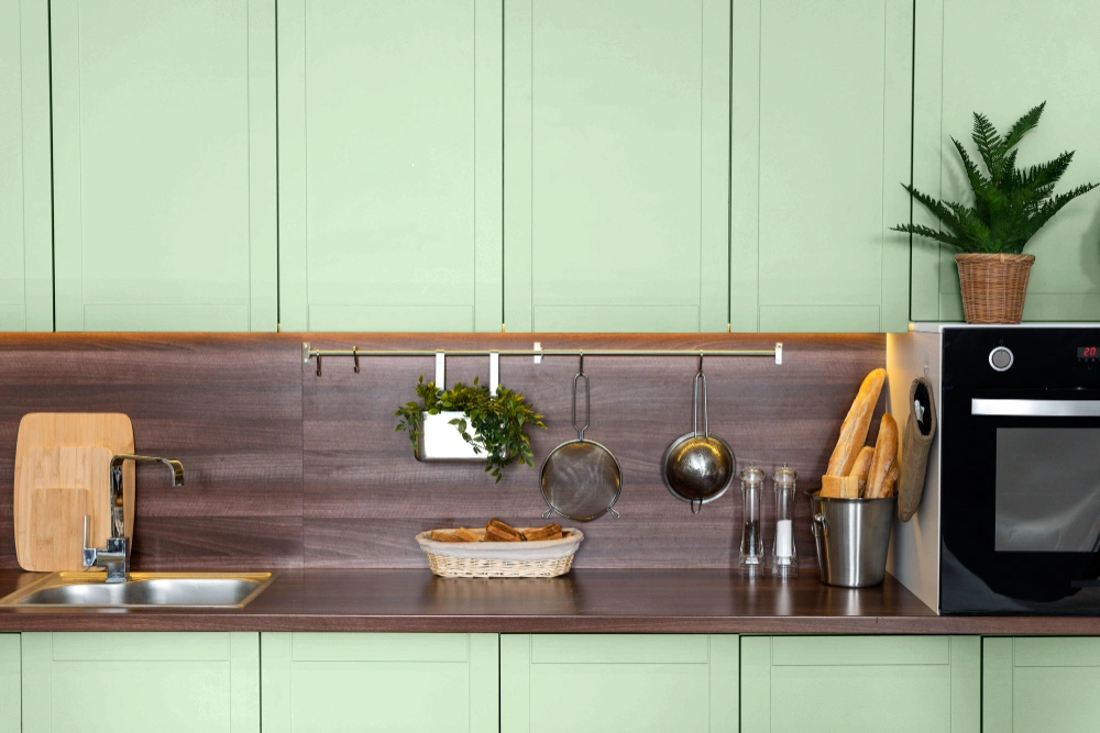 Dapur dengan Nuansa Hijau Dapur dengan Nuansa Hijau