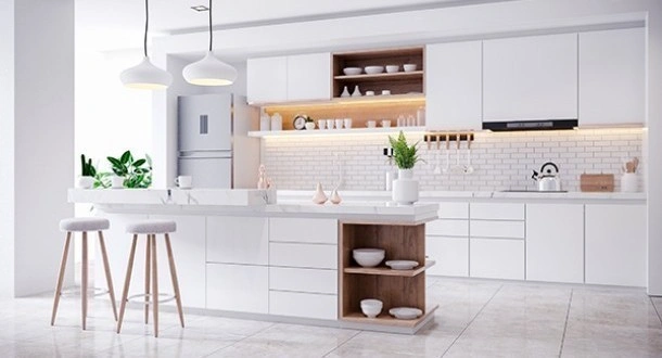 Dapur dengan Nuansa Putih Dapur dengan Nuansa Putih