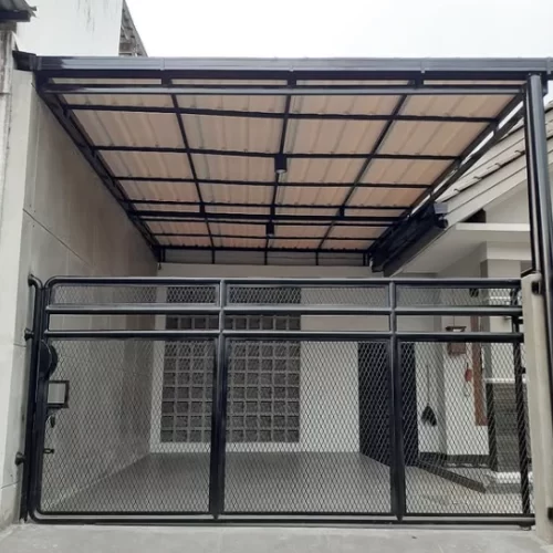 Pagar rumah wiremesh minimalis 1 Model Pagar Wiremesh dengan Rangka Hollow Galvanis - Pagar rumah wiremesh minimalis