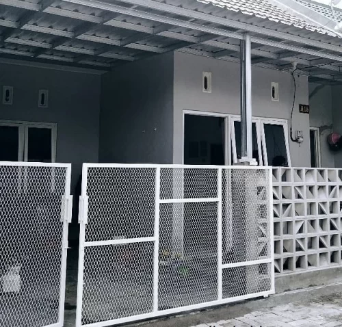 Pagar rumah wiremesh minimalis 4 Model Pagar Wiremesh Sliding