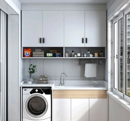 Furniture Dapur 3 Rak Gantung dan Rak Dinding Terbuka - Furniture Dapur