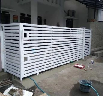 Pagar Rumah Besi Minimalis 1 tokopedia Model Pagar Besi Garis Horizontal - Pagar Rumah Besi Minimalis 1