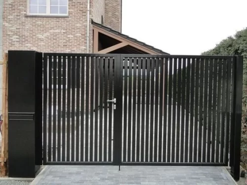 Pagar Rumah Besi Minimalis 2 Model Pagar Besi Hollow Vertikal - Pagar Rumah Besi Minimalis