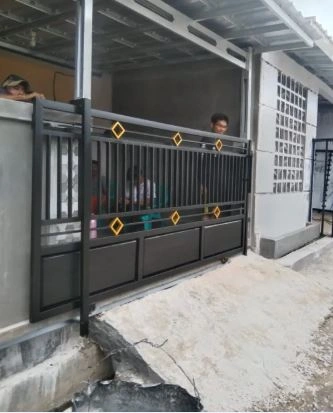 Pagar Rumah Besi Minimalis 5 lazada Model Pagar Besi Geser Minimalis - Pagar Rumah Besi Minimalis