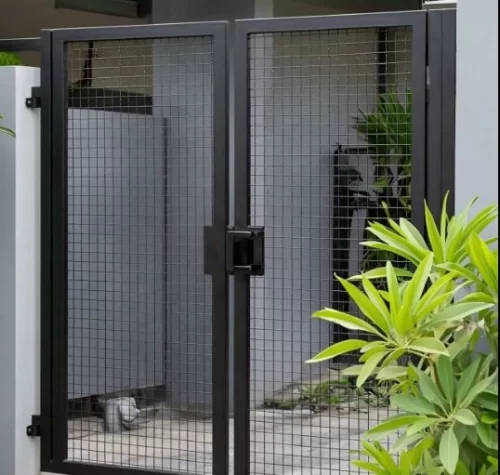 Pagar Rumah Besi Minimalis 9 Model Pagar Besi Minimalis Mesh Wire - Pagar Rumah Besi Minimalis