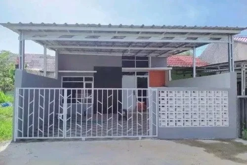 Pagar Rumah Roster Minimalis 3 Model Pagar Roster Setengah Tinggi dengan Pagar Besi Hollow - Pagar Rumah Roster Minimalis