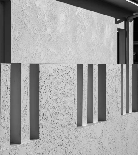 Model Pagar Tembok Samping Rumah Minimalis1 Model Pagar Tembok Monokrom dengan Tekstur - Model Pagar Tembok Samping Rumah Minimalis