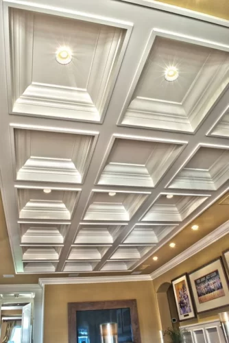Model Plavon PVC Royal Classic Coffered Ceiling - Model Plafon PVC Mewah Desain High End 