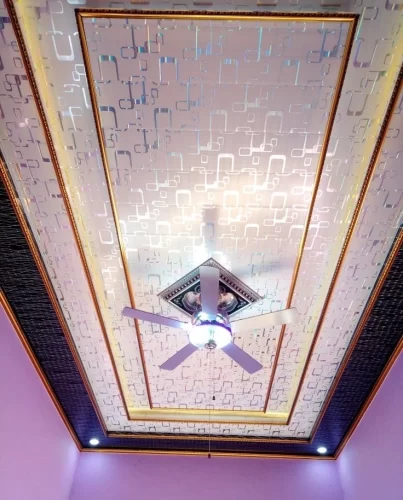 Model Plafon PVC Modern Geometris - Model Plafon PVC Mewah Desain High End 
