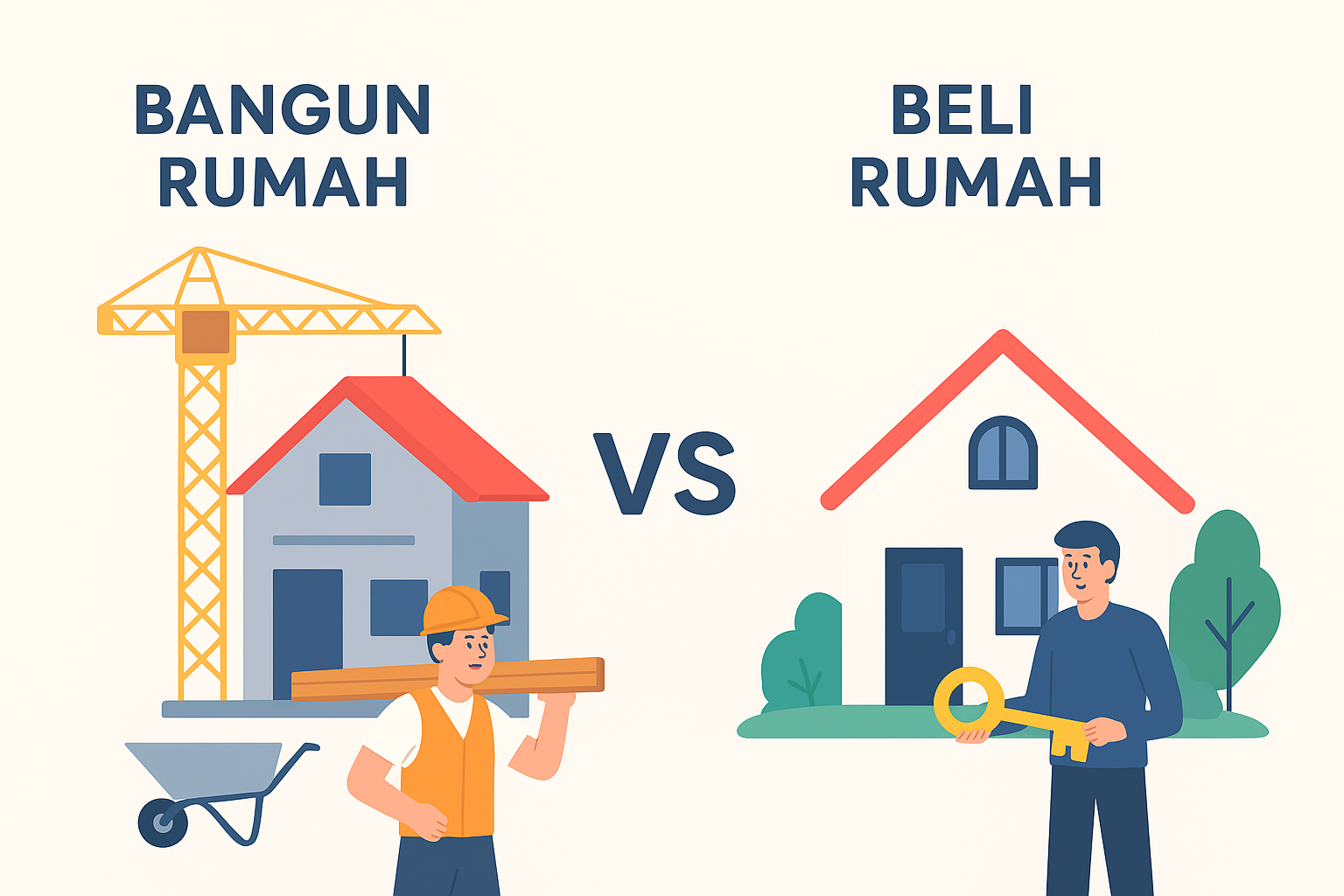 Bangun Rumah atau Beli Rumah Ini Perbedaan Umumnya Bangun Rumah atau Beli Rumah Ini Perbedaan Umumnya