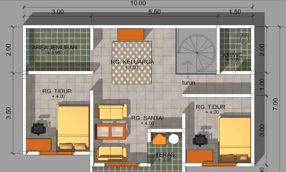 Model Rumah 6x8 Minimalis untuk Lahan Terbatas